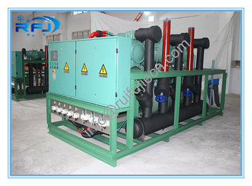 comprar Ar de alta temperatura unidade de condensação de refrigeração para o congelador de explosão, cremalheira do compressor de três parafusos online manufacture