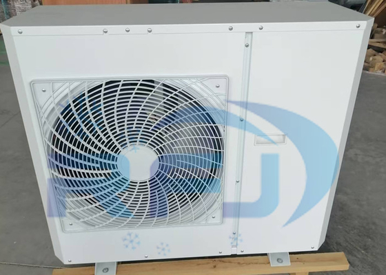 comprar Unidade de condensação de refrigeração de temperatura média-alta de revestimento de plástico R404A R22 online manufacture