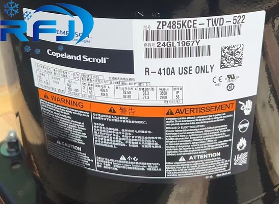 comprar Compressor de rolagem a baixa temperatura ZP485KCE-TWD-522 para sistemas de refrigeração comerciais online manufacture