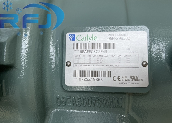 comprar Compressor a pistão de grau industrial Carlyle 06EF299300 com PSI/KPA 3 PH de ensaio online manufacture