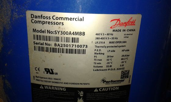 comprar Compressor hermético lubrificado SY300A4MBB do estilo 25HP R22 R407C  de baixo nível de ruído online manufacture