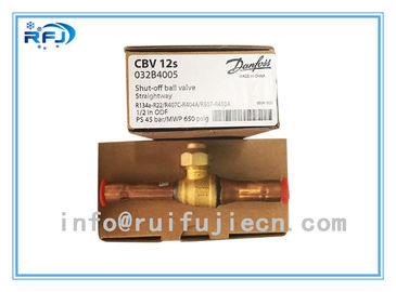 O tipo compressor dos FILHOTES CBV da refrigeração parte a válvula de bola de bronze CBV12S