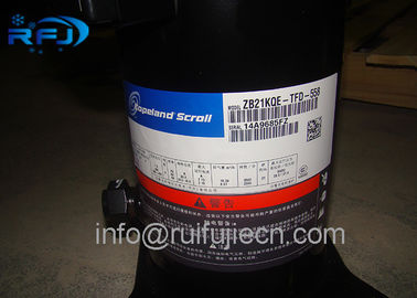 Compressor de baixo nível de ruído 3HP 380V/50Hz R404A do rolo de ZB21KQE-TFD-524 Copeland