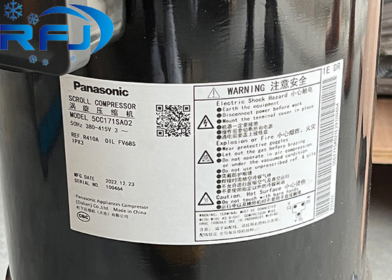 5CC171SA02 Compressor de rolagem Panasonic 50 Hz 380 - 415 V 3 fases