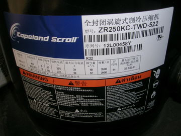 Compressor Zr250kce-Twd-522 do rolo de Emerson Copeland da série de Zr/Zb