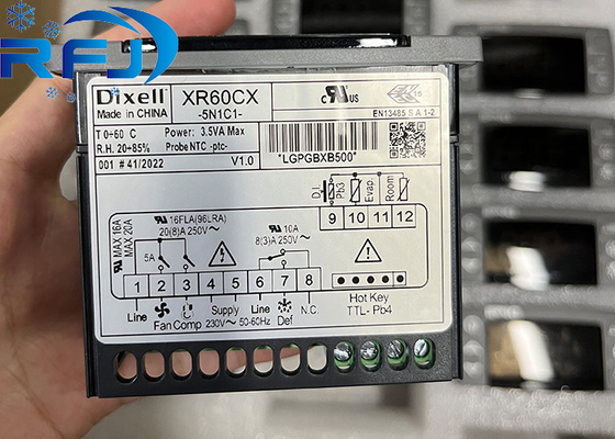 XR60CX-5N1C1 Controlador de temperatura digital Dixell 230V 3,5VA Max
