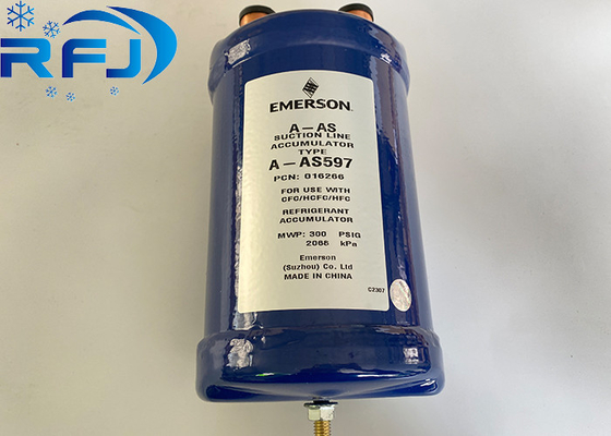 Emerson A-AS597 Acumulador de refrigerante de linha de sucção com 9 partes de altura