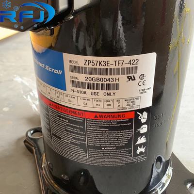 Copeland ZP57K3E-TF7-422 Série ZP Compressor de rolagem de baixa temperatura