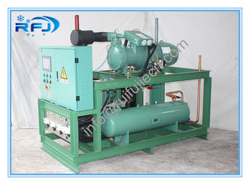 Único tipo unidades de condensação do parafuso da refrigeração do compressor/unidade refrigerando do refrigerador