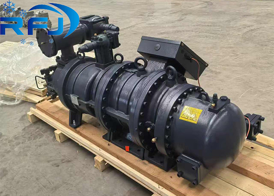 Tipo de parafuso Hanbell LT-S-55/25 Compressor de dois estágios com corrente contínua máxima de 245A