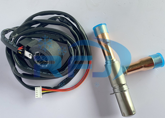 Válvula de expansão elétrica da série LPF/LPF-T com temperatura do líquido de 100°F e 104g