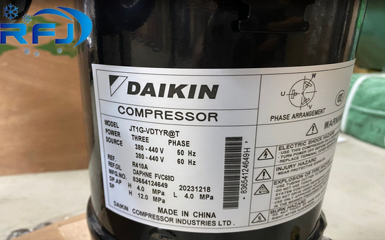 Daikin JT1G-VDTYR T Refrigerador de compressor de rolagem para otimizar o desempenho