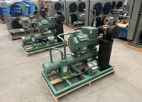 Chiller semi-fechado de água de média e alta temperatura de 8 HP com capacidade de refrigeração por condensador de 6642-31401W