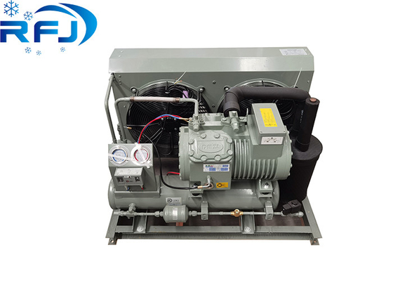 Unidade de condensação de baixa temperatura aberta semicerrada e resfriada a ar de 3-5 HP durável para resfriamento industrial