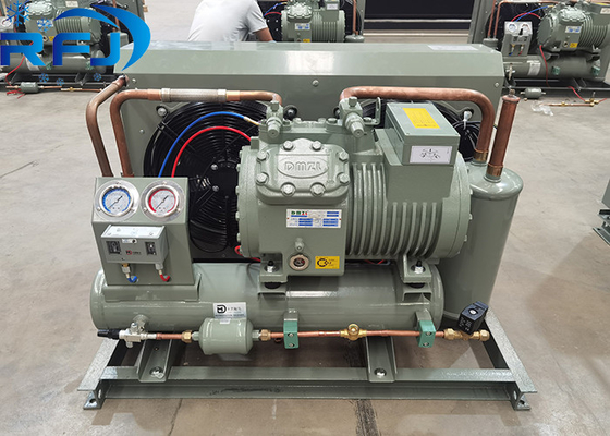 3-5HP Unidade de condensação de baixa temperatura semihermética resfriada a ar Tamanho compacto
