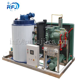 Meio de congelação forte de 1-20 toneladas da capacidade de produção R404A do fabricante de gelo do floco da água fresca