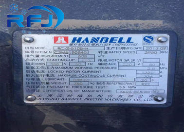 RC2-510B Compressor Parafuso Hanbell Controle de Volume de Precisão Aprovação CE