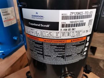 Anti compressor 10HP R410 ZP120KCE-TFD-425 da refrigeração do rolo de Corresion Copeland